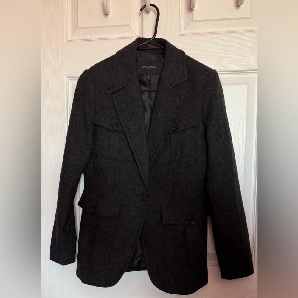 Banana Republic Women’s Charcoal Hunting Jacket
